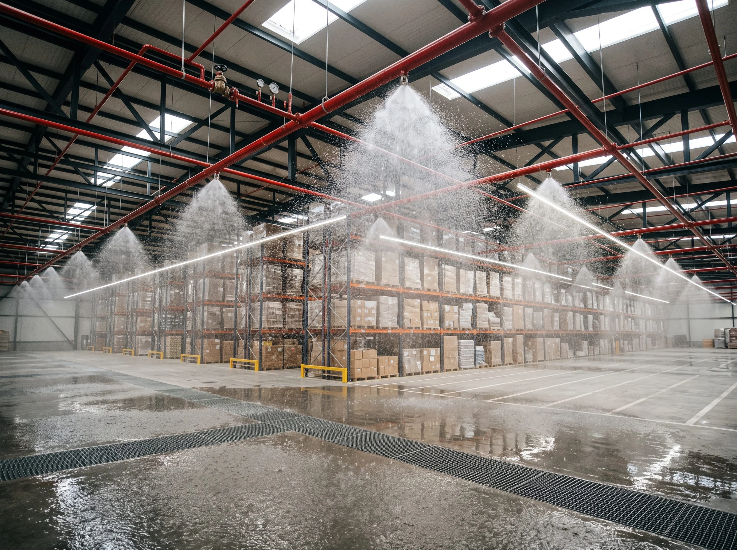 Sprinkler yangın söndürme sistemi